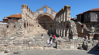 A walk through the fascinating ancient old town of Nessebar at Black Sea in Bulgaria [upl. by Brigitte]