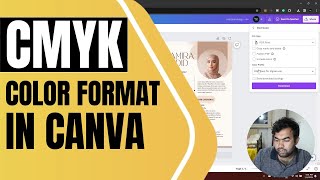 How to convert RGB to CMYK in Canva  EXPORT CMYK in Canva PDF [upl. by Tana931]