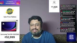 BBD 2024  Best tablets for students with Jatin Tech Talks Live jatintechtalks [upl. by Ikram134]