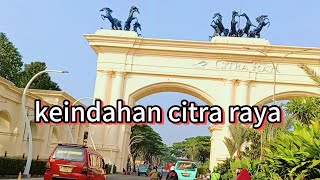 kondisi sekarang Jalan  jalan pagi hari di Citra raya  motovlog [upl. by Damiano]