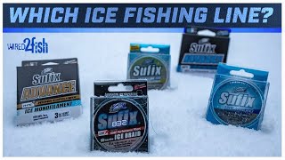 Ice Fishing Line  3 Main Options and When to Use [upl. by Gibeon]