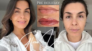 GLOW UP WITH ME VLOG LIP BLUSH FACIAL HAIR REMOVAL LASH LIFT  Alessandra Rosa [upl. by Rambert552]