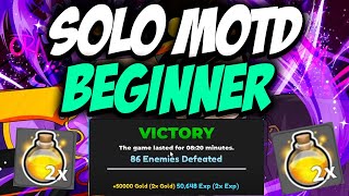 How To Solo MOTD As A Beginner  Ultimate Tower Defense [upl. by Nhoj]