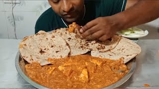 Mukbang  Shahi Paneer With Tandoori Roti Eating  chatora ki duniya  Indian food  Asmr Eating [upl. by Prue]