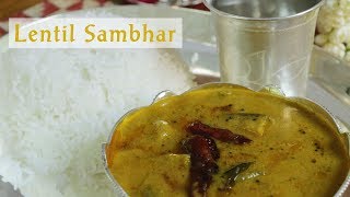 Lentil Sambhar Recipe [upl. by Nirehtac]