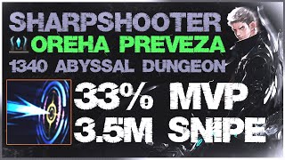 Lost Ark 33 MVP Oreha Preveza  1340 Abyssal Dungeon  Sharpshooter DEATHSTRIKE Raid PVE Build [upl. by Dadirac129]