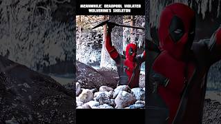 Wolverine was violated by deadpool Wolverine deadpool3 Marvel MCU viral edit ytshorts [upl. by Saunderson373]