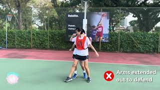 Learn Netball  Netball Rules  Obstruction and Intimidation [upl. by Dinny]