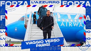 Il viaggio degli Azzurri verso Parigi  Verso FranciaItalia [upl. by Rafter]