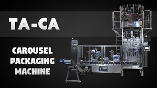 Double Square Bottom Carousel Packaging Machine [upl. by Mazel]