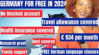 How to move to Germany for free in 2024 All applications are open Helmut Schmidt Scholarship 2024 [upl. by Freda]