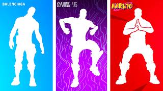 The 5 RAREST Emotes In Fortnite 🕺🤔 [upl. by Orrocos]