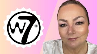 Trying Out A Full Face Of Budgetfriendly W7 Makeup  Chemist Brand Review  Makeup Over 50 [upl. by Luzader]