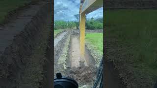 Process of Trenching with a Bucket Excavator [upl. by Nelav]