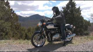 2009 Triumph Bonneville SE  Test Ride [upl. by Jozef]