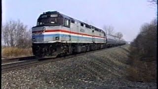 Amtrak in Upstate NY  1998 Part 3 [upl. by Brown]