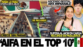 🔴BRUTAL AIFA ESCALA en EL TOP Apunta a SER EL MEJOR en MEXICO Supera a AICM en TRANSPORTE d CARGA [upl. by Ailadi]