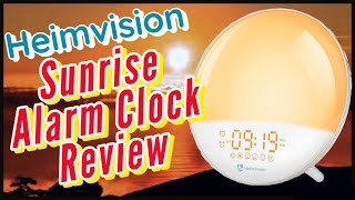 Heimvision Sunrise Alarm Clock Setup amp Review  Smart Alarm Clock Simulate Sunrise [upl. by Darnok]