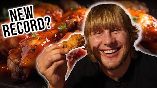 Paddy The Baddy Breaks Chicken Wing Record At His Favorite Restaurant [upl. by Doi586]