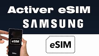 Comment activer eSIM sur Samsung ajouter un forfait cellulaire sur Samsung [upl. by Aala]