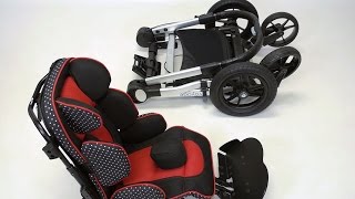 How to Fold the ZIPPIE Voyage Early Intervention Stroller [upl. by Nilat830]