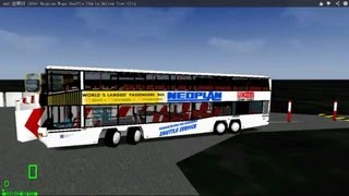 mm2 tour 924 Neoplan Mega Shuffle 15m  Driver Test City  midtown madness 2 [upl. by Deaner]