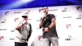 WATCH Clint Dempsey’s rap performance of “Hot Fire” [upl. by Uolymme179]