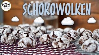 SCHOKOWÖLKCHEN  super softe Schokoplätzchen ☁️  Catlak Kurabiye  Schokokekse backen [upl. by Belia328]