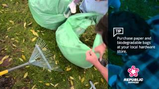 How to Dispose of Yard Waste  Republic Services [upl. by Lombard]