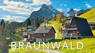 Braunwald Switzerland  A magical alpine village with impressive mountain views [upl. by Aeneas908]