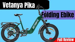 Vetanya Pika Folding Ebike  Full Review [upl. by Aitercul]