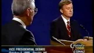 quotSenator youre no Jack Kennedyquot 88 VP Debate [upl. by Enialehs]