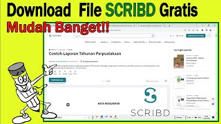 Cara Download File Scribd Mudah Banget [upl. by Allemac985]