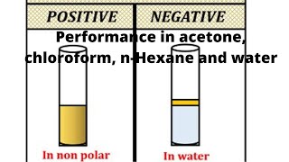 Lipid Solubility Test Performance [upl. by Evered]