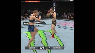 ROSE NAMAJUNAS KNOCKS OUT ZHANG WEILI [upl. by Aicercal12]