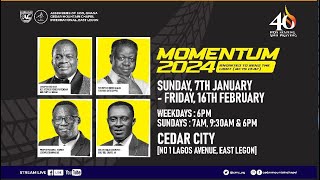 MOMENTUM 2024 ANOINTED TO SEND THE LIGHT DAY 38 WITH REV EASTWOOD ANABA [upl. by Macdougall]