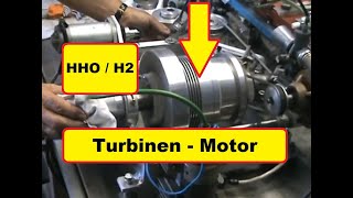 HHO Motor mit Knallgas Wasserstoff Betrieb [upl. by Tavia]