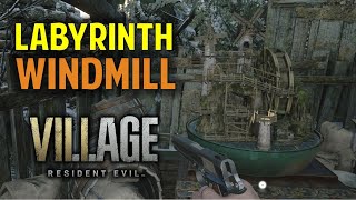 Village Windmill Shack Labyrinth Puzzle amp Ball Location  Resident Evil 8 Village RE8 Guide [upl. by Ahk]