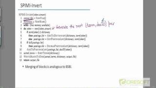 WDM 44 Index Construction Using Single Pass In Memory Indexing [upl. by Nadean]