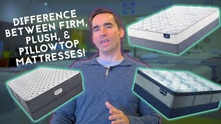 Whats the Difference between a Firm plush and pillow top mattress [upl. by Gurney858]