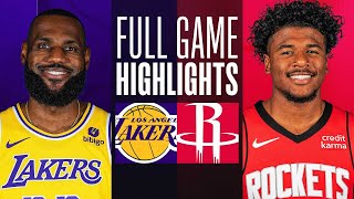 LAKERS at ROCKETS  FULL GAME HIGHLIGHTS  January 29 2024 [upl. by Ianthe709]