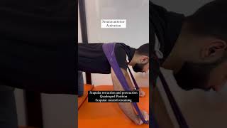 Serratus Anterior Activation  Shoulder Strength Exercise  Arunalaya Healthcare shorts [upl. by Sergei]