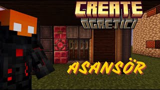 1201 ASANSÖR YAPIMI  MİNECRAFT Create Öğretici [upl. by Siroled]