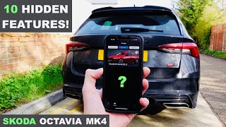 Unlocking 10 HIDDEN Features on Skoda Octavia MK4 vRS [upl. by Ganley]