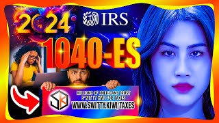 Form 1040ES Example Return 2024  IRS Form 1040ES What It Is How to Fill It Out💰TAXES S5•E192 [upl. by Otsirave536]