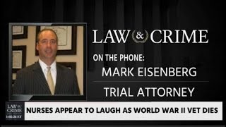 Mark Eisenberg Talks Nurses Laughing as WWII Vet Dies on Law amp Crime Network [upl. by Ailecec]