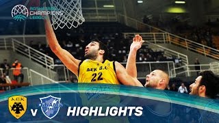 AEK v Dinamo Sassari  Highlights  Basketball Champions League [upl. by Irvin]