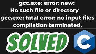 gccexe error new No such file or directory in VS Code SOLVED [upl. by Ioves]