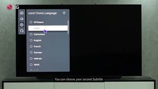 LG WebOS TV  LG Smart TV Live TV Subtitle Features [upl. by Esimehc]