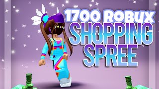 1700 ROBUX SHOPPING SPREE 🛍️🤪PART ONE II Roblox II Lxvender II [upl. by Washko169]